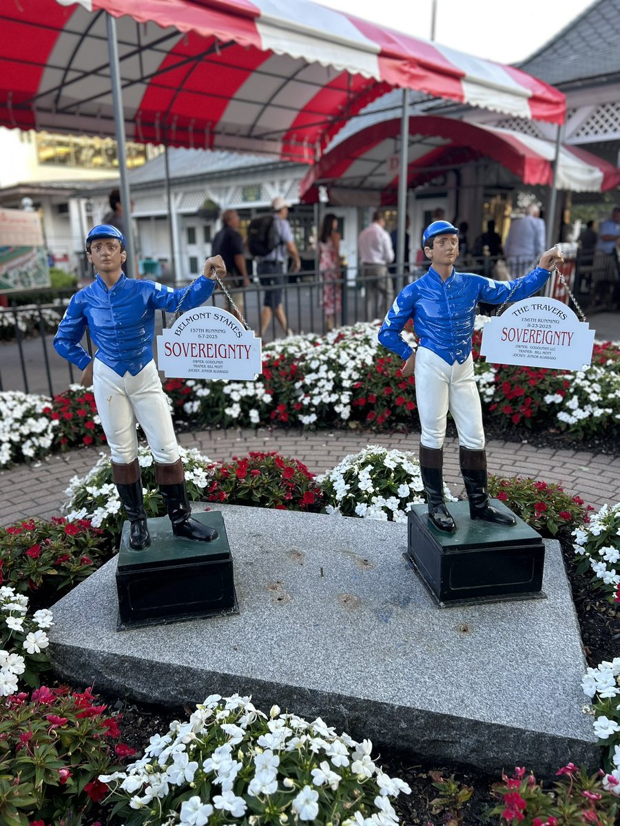 We’re seeing double at #Saratoga. 

Congrats to SOVEREIGNTY!!