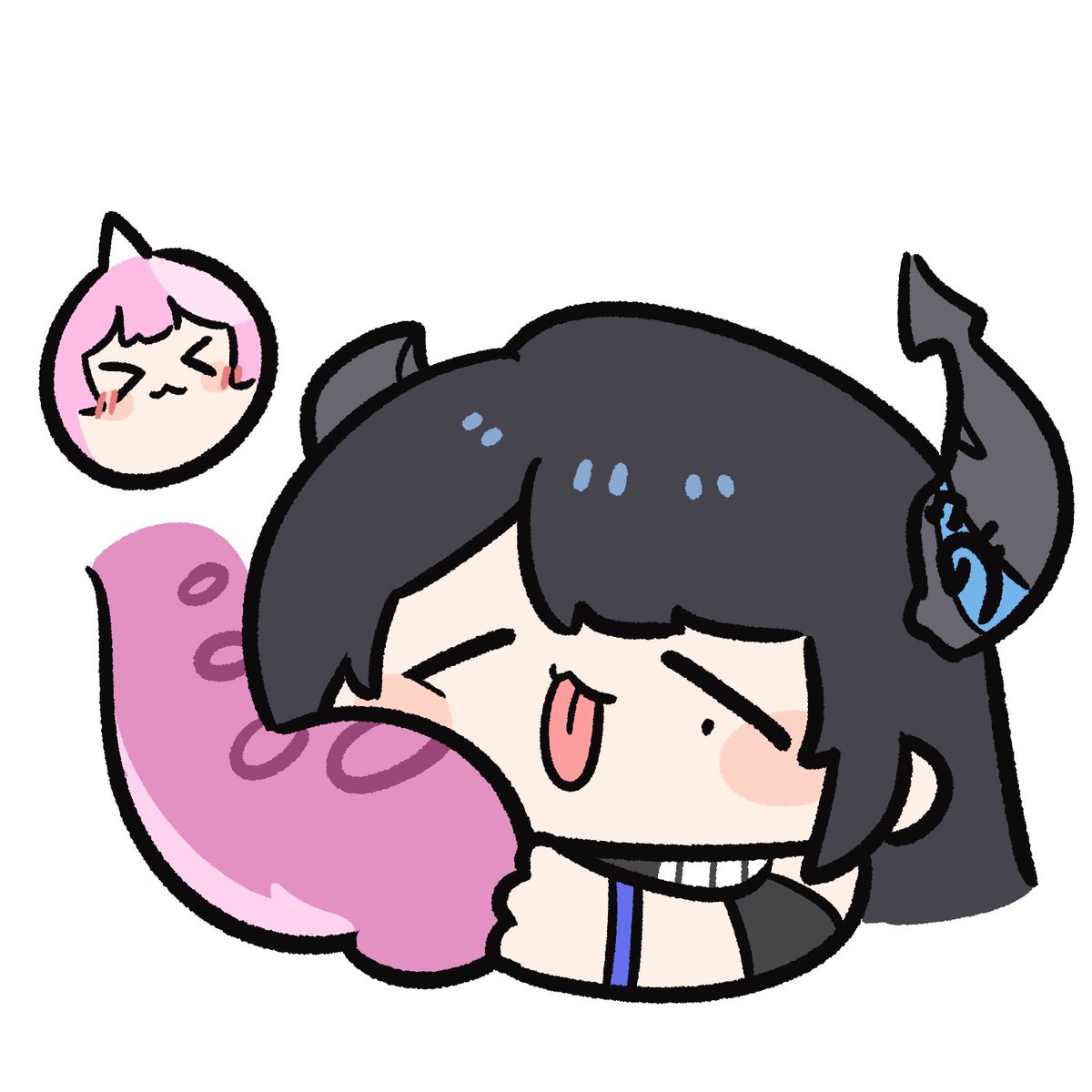 T for Tako, Temari, and more.../Rissa gets her ticket for new 3D tail
#holoAllforOne #inART #RavenCrafts #RaorArt