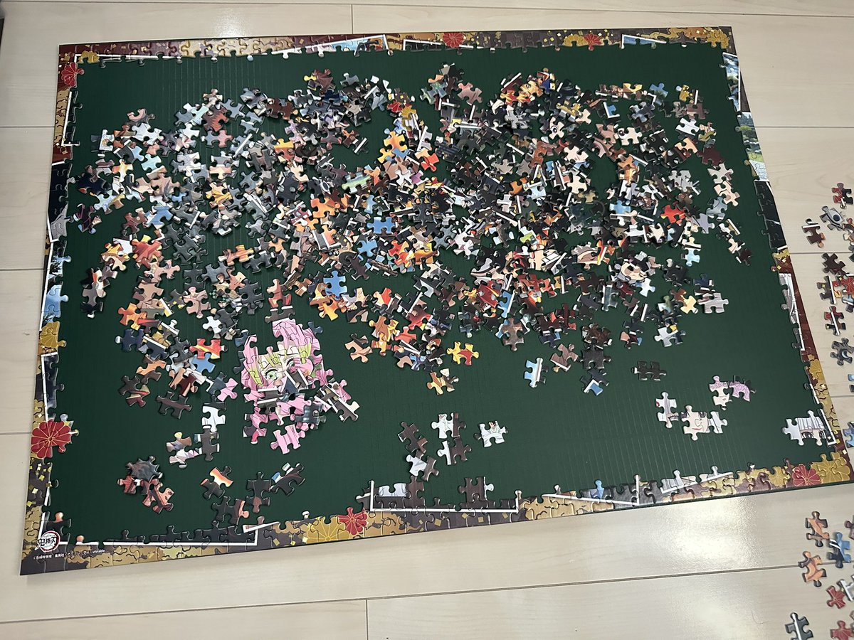 1000ピースはさすがにやばい😱🤣