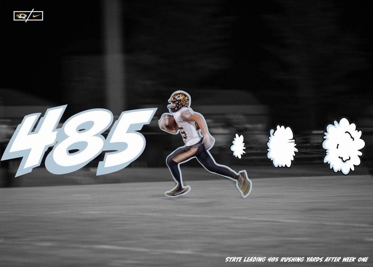 Last night, we rushed for a State Leading 485 Yards.

#TigersFootball 
#FearTheRoar