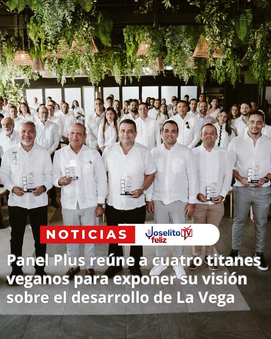 .<a href="/losplusrd/">Revista Plus</a> reúne a cuatro titanes veganos para exponer su visión sobre el desarrollo de La Vega joselitotv.com.do/panel-plus-reu…