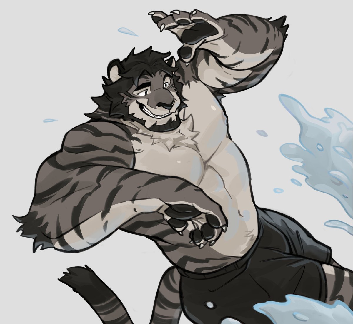 Pool party with big Tigo!!!

🎨: <a href="/DrunkenNoodler/">DrunkenNoodler 🔞</a>