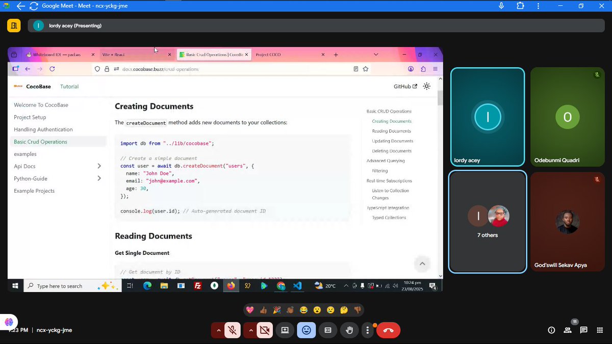 Godswillapya's tweet image. Day 265 of #365DaysOfCode

New day, new tool explored! 

CocoBase - a Backend-as-a-Service (BaaS) for modern applications.

Check it out: docs.cocobase.buzz

#CocoBase
#JavaScript
#LetThereBeCode