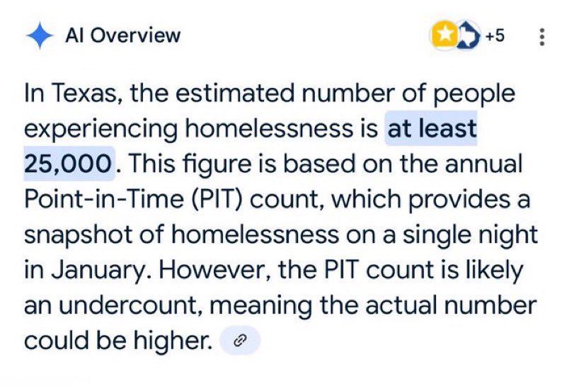 <a href="/GovPressOffice/">Governor Newsom Press Office</a> San Francisco has a population of 842,000. 
Houston has a population of 2,390,125. 

Great comparison. 🤪

Here’s another one. 
Los Angeles has nearly DOUBLE the homeless population as the entire State of Texas. 
Keep patting yourself on the back Gavin 🤡