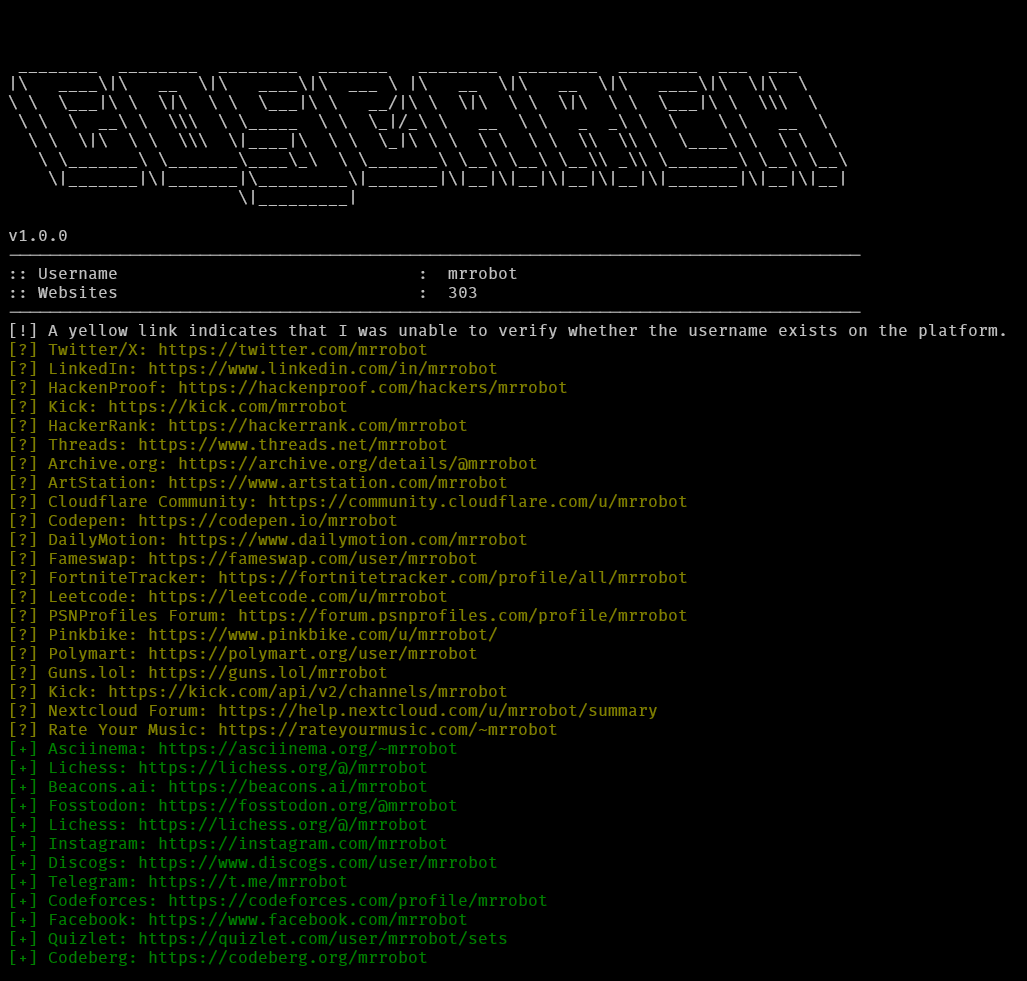 GoSearch: Search anyone's digital footprint across 300+ websites

GitHub: github.com/ibnaleem/gosea…