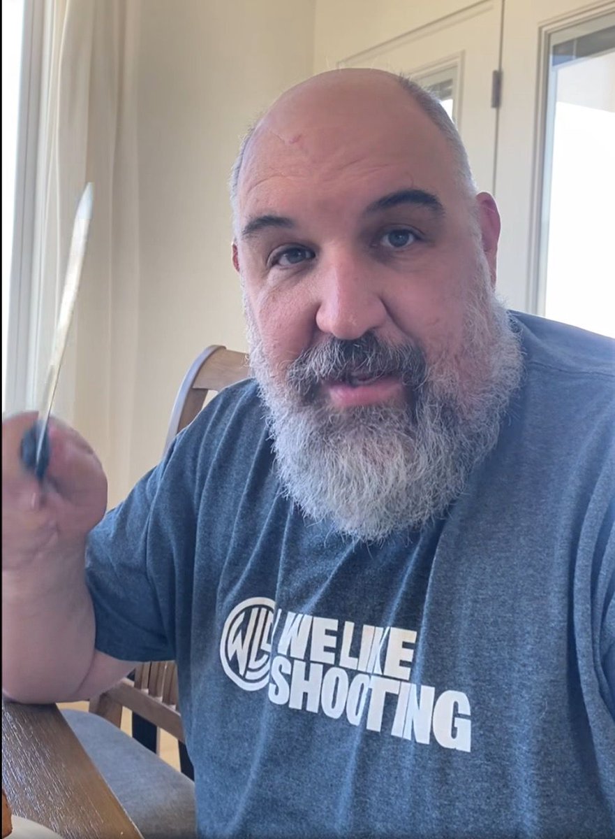 Shawn Herrin (We Like Shooting) (@welikeshooting) on Twitter photo When your favorite author is a) talking about food, b) wildly gesticulating with a knife and 3) wearing a WLS shirt, you repost that shit. Go buy Monster Hunter International and listen to episode 606 of the podcast rn. <a href="/monsterhunter45/">Larry Correia</a> When your favorite author is a) talking about food, b) wildly gesticulating with a knife and 3) wearing a WLS shirt, you repost that shit. Go buy Monster Hunter International and listen to episode 606 of the podcast rn. <a href="/monsterhunter45/">Larry Correia</a>
