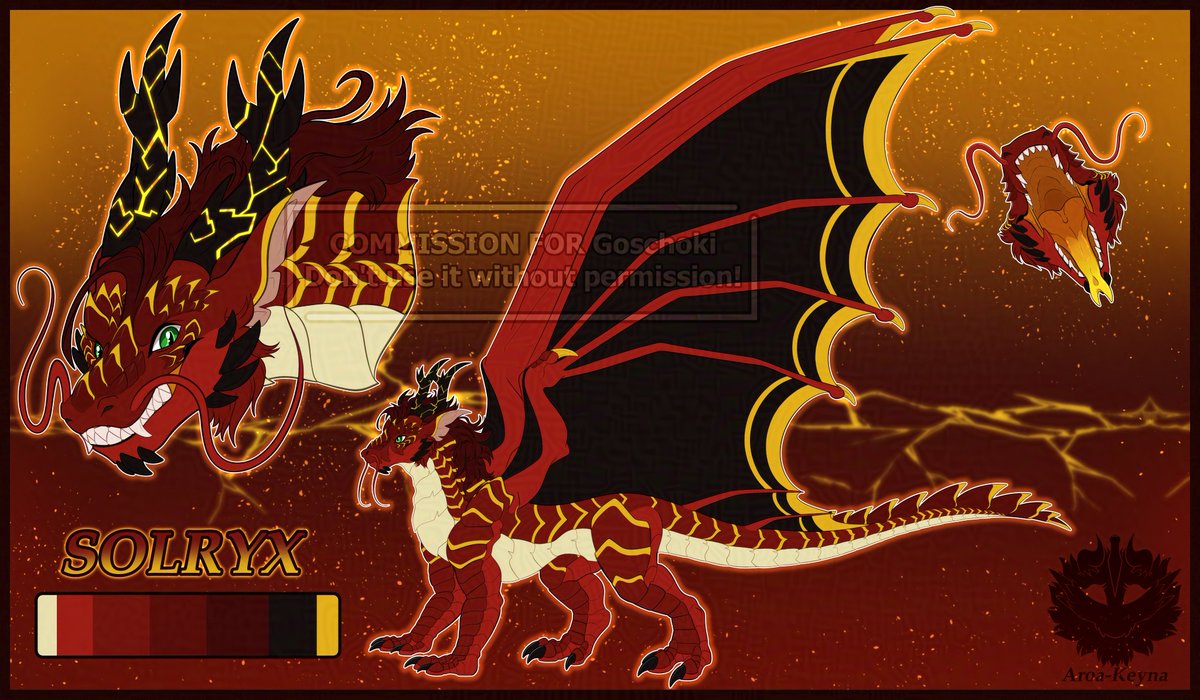 I'm so PROUD OF THIS CUSTOM COMMISSION!
For <a href="/Goschokii/">Goschoki</a> and his new character, Solryx! &gt;:3