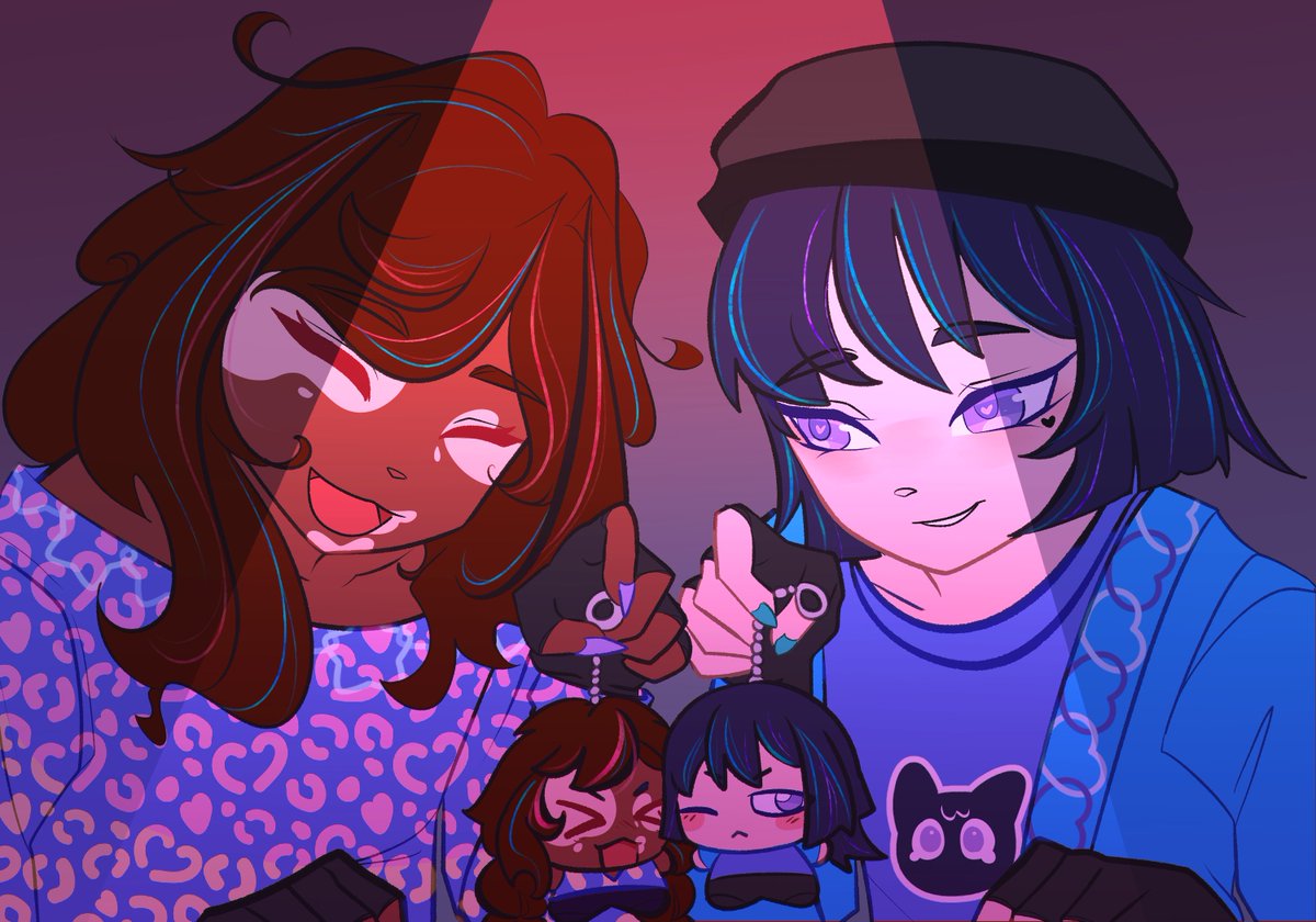 radiantstars's tweet photo. ───── ⋆⋅ ˗ˏˋ ★ ˎˊ˗ ⋅⋆ ─────

"Look at us, dear! We're so cute!"
"Uh-huh, really cute, Sera...🩵"

#yumetwt #Ocxcanon #genshinoc https://t.co/86nR8bPpu7