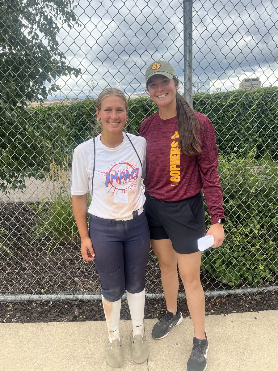 KKokenge58773's tweet photo. Thank you @GopherSoftball for such a amazing camp! I had so much fun, and learned so many new things from @RitterPiper, &amp; @royast24 and all their players! https://t.co/XTWO7hdXmV