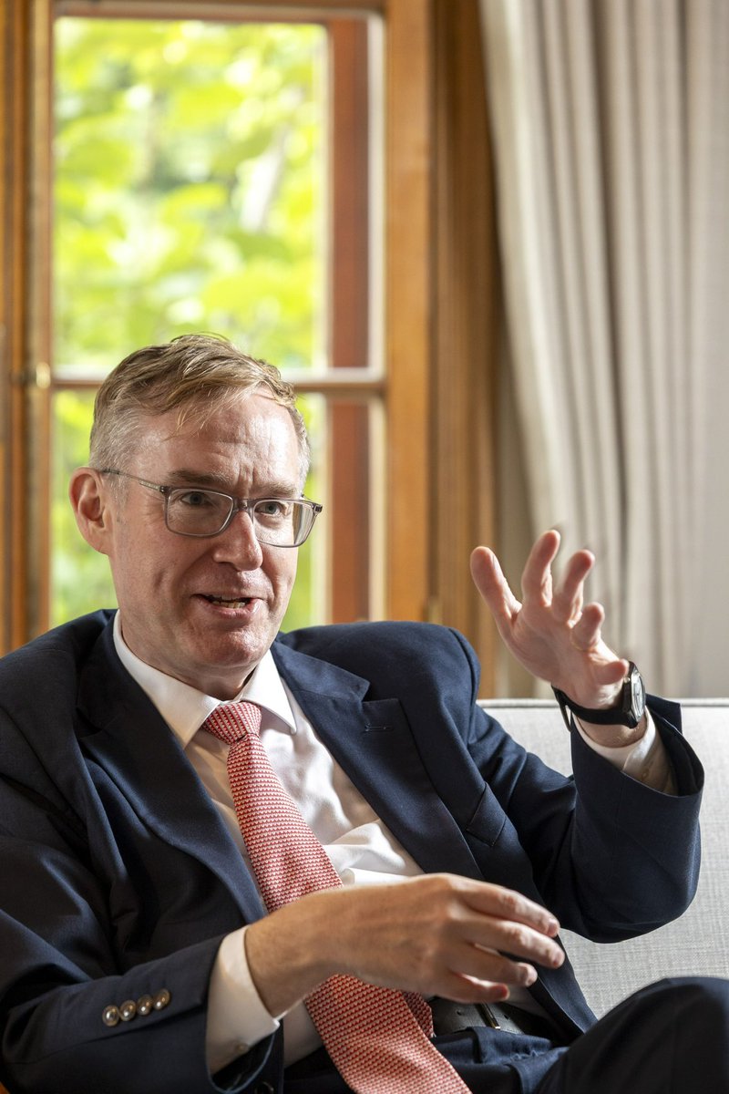 Thanks to the photographers at <a href="/Chosun/">조선일보</a> Ilbo for sharing other shots from their interview with me chosun.com/national/weeke…. Thanks to the Embassy media team for their support, and to the wonderful team at my Residence for keeping our amazing historic building looking so great!