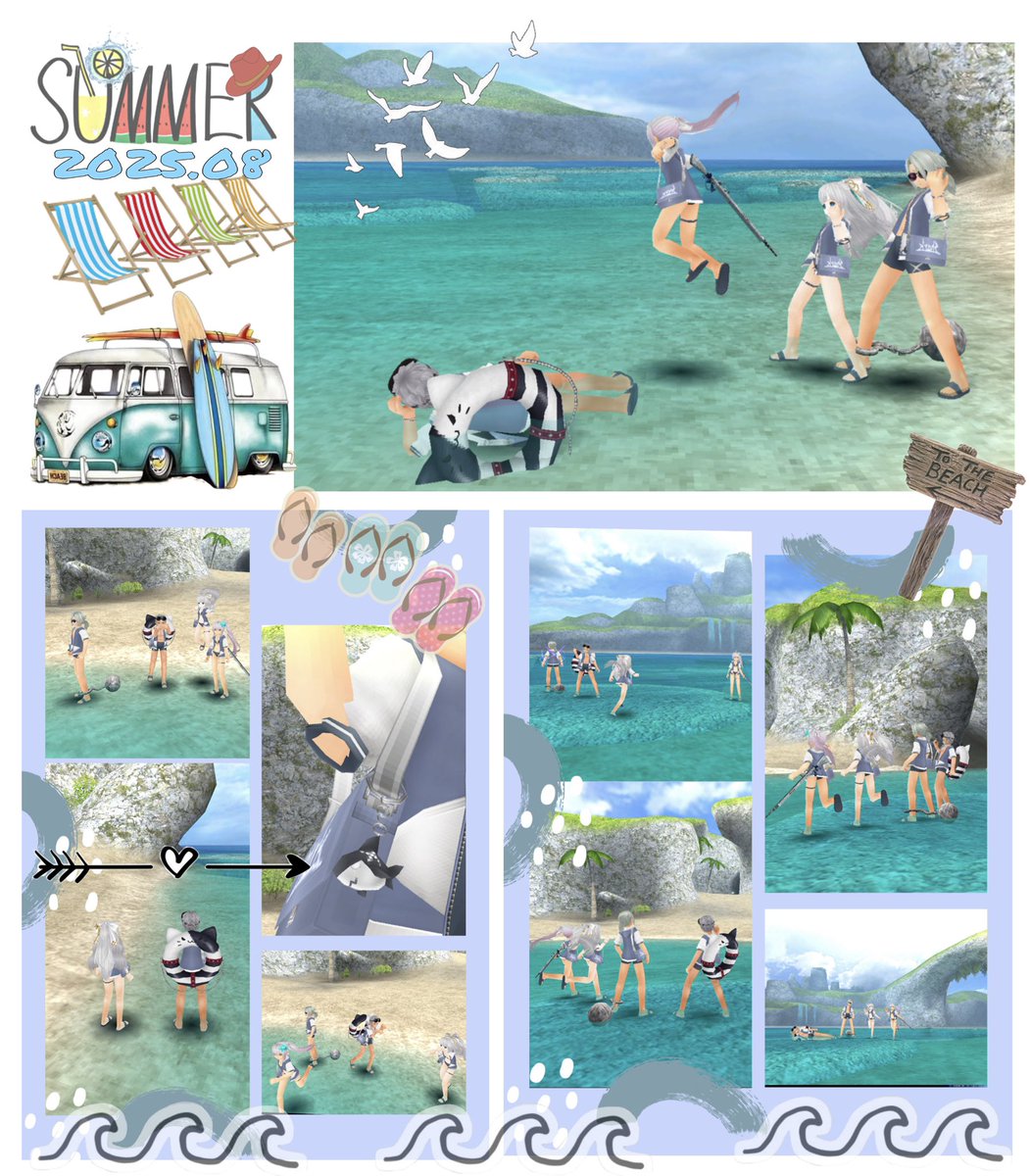 VW Kleinbusで海岸つっぱしろうぜ！
ゆっくりゆっくり過ごそうー
( ﾟ∀ ﾟ)ﾊｯ！パンク！
らずさん、ジャッキもってきてー(笑)
#トーラムオンライン #トーラム