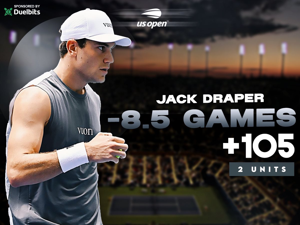 Tony (@sopranospicks) on Twitter photo ๐
๐๐ ๐๐๐๐ ๐๐๐๐๐ ๐
๐ด๓ ง๓ ข๓ ฅ๓ ฎ๓ ง๓ ฟ Jack Draper -8.5 @ +105 (2U)
๐ Placed On: Duelbits Sportsbook
Hit ๐๐๐๐ - If youโre ๐ง๐๐๐๐๐ก๐ โค๏ธ
Look, what Federico Agustin Gomez was able to do really was inspiring and we all wish him the best and love him but thereโs levels to ๐
๐๐ ๐๐๐๐ ๐๐๐๐๐ ๐
๐ด๓ ง๓ ข๓ ฅ๓ ฎ๓ ง๓ ฟ Jack Draper -8.5 @ +105 (2U)
๐ Placed On: Duelbits Sportsbook
Hit ๐๐๐๐ - If youโre ๐ง๐๐๐๐๐ก๐ โค๏ธ
Look, what Federico Agustin Gomez was able to do really was inspiring and we all wish him the best and love him but thereโs levels to