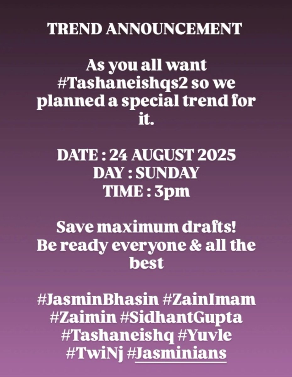 jasminxdarling's tweet image. Trend for Tashan e ishq Season 2!!
@jasminbhasin 

.
.
.

#JasminBhasin #SidhantGupta #Zainimam #Tashaneishq #Tashaneishqseason2