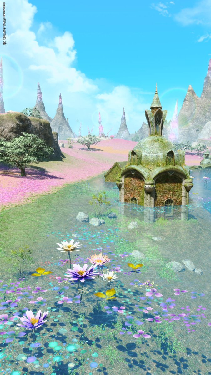 🏛️🟦🪷⛰️

#FF14風景