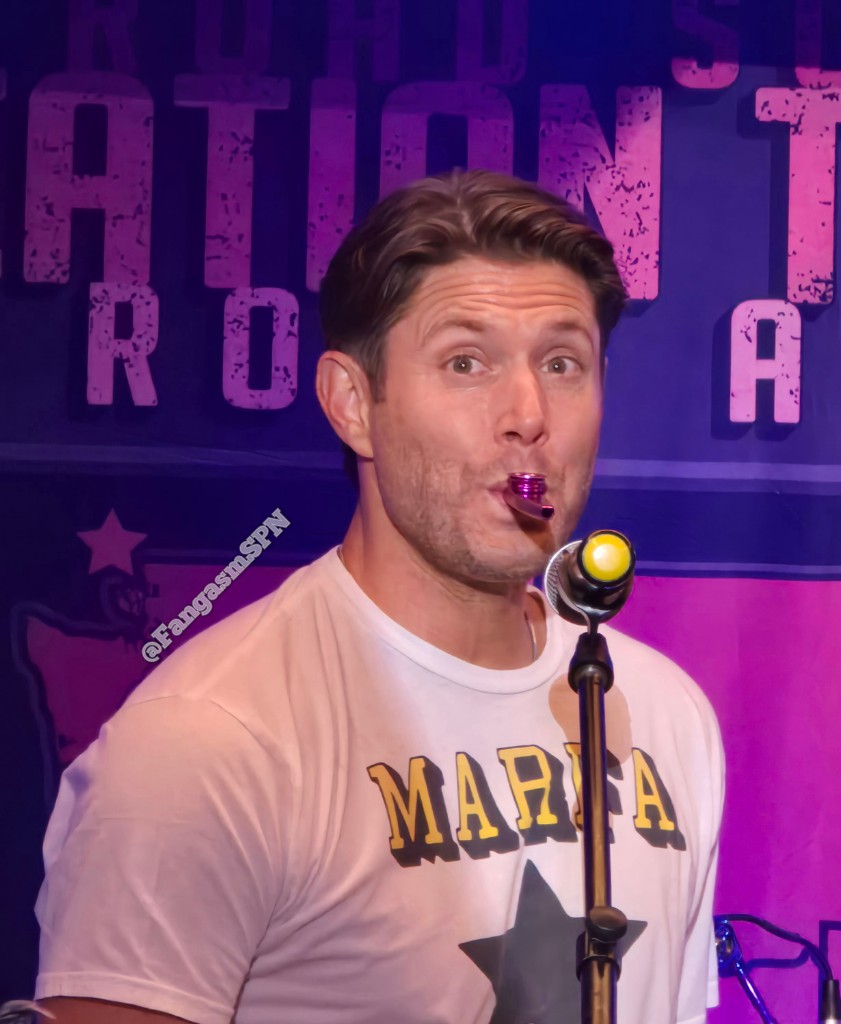 .<a href="/JensenAckles/">Jensen Ackles</a> and his kazoo #SPNAUS