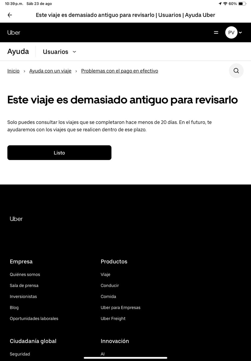 whatkindofjun's tweet photo. @Uber_MEX llevo casi un mes tratando de resolver mi problema. Tomé un viaje en efectivo y el conductor indicó que no lo pagué cuando NO ES CIERTO. Se le dió el monto completo. Envié dm como me lo solicitaron, no me resolvieron. Ahora la app no me deja continuar el reporte!! https://t.co/6L1qdQEKAz
