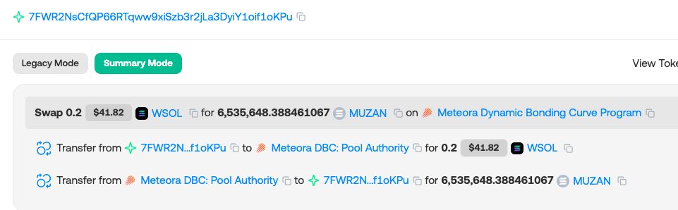 rickk_k5's tweet image. co-founder of @daosdotfun wallet is:
7FWR2NsCfQP66RTqww9xiSzb3r2jLa3DyiY1oif1oKPu

he bought $LLM and push it to $7M now
$LLM CA:
BnszRWbs9LxSzsCUUS57HMTNNtyDHFsnmZ1mVhAYdaos

before that he bought $MUZAN -- a coin still under 20k 
2CP4yQ7HZLyWYAyNSvAQNwwjAaadeJTVHNCt6TXKdaos…