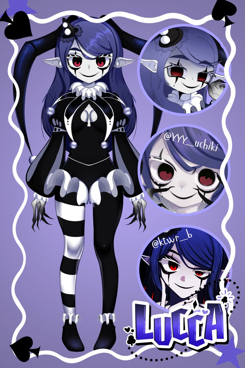 Lucca ♠️ Harlequin Vtuber tweet media
