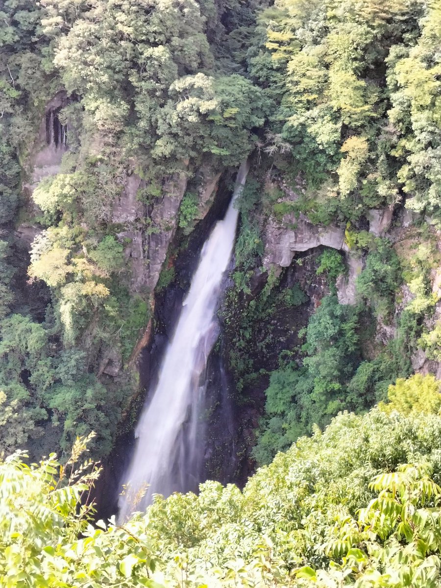 RETURN_HORNET's tweet image. #ホーネット250 
1ヶ月半振りに、ホーネット稼動
大分の宇佐ピチュを目的地にして
折り返し帰りは滝巡りしたが
最後に行った慈恩の滝が一番
良かったな