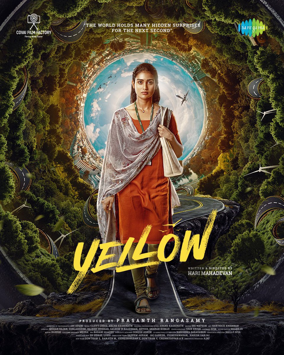Unveiling The First Look of #Yellow 💛🎬

🎶 <a href="/CliffyChrisOff/">Cliffy Chris</a> <a href="/AnandKashinath/">Anand Kashinath</a>

<a href="/IamPoornimaRavi/">Poornima Ravi</a> #PrashanthRangasamy <a href="/VaibhavMuruges1/">Vaibhav Murugesan</a> <a href="/namikay1/">Namita Krishnamurthy</a> <a href="/Sai_prasanna12/">Sai Prasanna</a> <a href="/prabu_solomon/">Prabu Solomon</a> #Vinodhini <a href="/harimahadevan22/">hari mahadevan</a> <a href="/abiadvik/">Abi Advik</a> <a href="/editorsriwat/">Sri Watson</a> <a href="/pro_barani/">Barani Alagiri</a> <a href="/COVAIFILMFACTRY/">covai film factory</a>