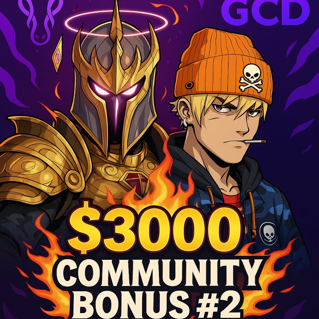 🔥 $50 Giveaway🔥

The mint for our gambulls community bonus hunt starts in 7 hours 

Checkout the GCD discord for more details 👇

discord.gg/q3tcAvpC

To enter the giveaway :

Retweet 🔄
Tag a friend below @
And join our discord

You will not be eligible if you do not do
