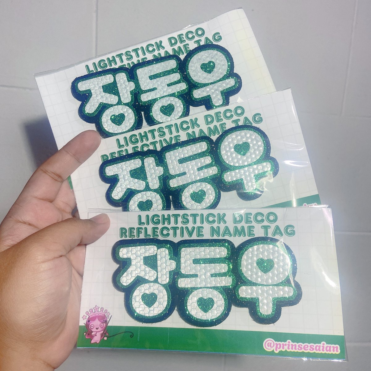 prinsesaian's tweet photo. ~Still have a few of these deco name tags available for sale pwede meet up bukas
200php each only
#JangDongwoo #Connection_Manila https://t.co/nkYrwc7Rjl