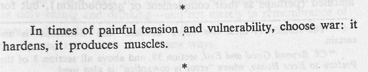 /CHOOSE WAR/
Nietzsche