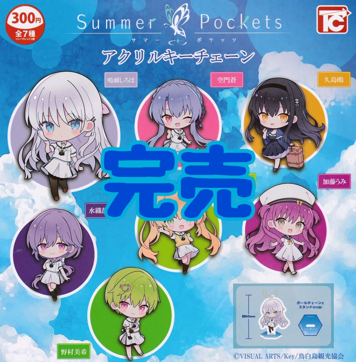 ❌完売のお知らせ❌】 ⭐️Summer Pocket サマーポケッツ アクリルキー