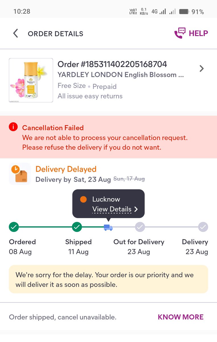 Saroj6963's tweet photo. @meesho_support please refund my money https://t.co/dqFSjttgZX