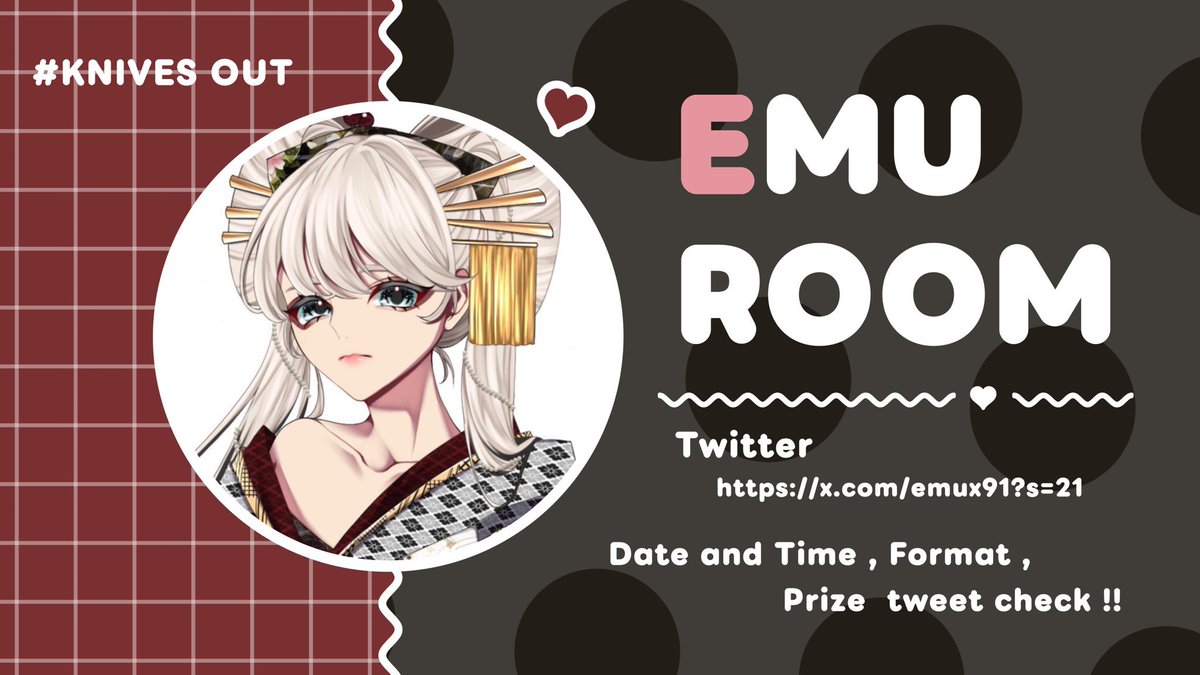 なかにしえむ【Core Slay / Saber 】 (@emux91) on Twitter photo *⑅︎୨୧┈︎ 🄵🅁🅈🄴🅁 🅁🄴🄻🄰🅈 ︎┈︎୨୧⑅︎*
𖤐 8月24日 16:00 デュオ #16時
𖤐 ¥𝟣𝟢𝟢𝟢-𝟧𝟢𝟢
𖤐 ꜰ/ʀᴛ【全】 ꜰꜰ絵文字○
🍞<a href="/pan2uuu/">ぶち込み❌代表取り乱し役🫶🏻ぱんつと申します🍞</a> 🐹<a href="/Emux91/">🐹えむ【Core Slay 】</a>
𖤐 ᴘᴀꜱꜱ <a href="/ymr_311/">ゆうまるん☃🩷</a>
𖤐 ɪᴅ 16:00デュオ
___ꜰʟʏᴇʀ : #あもーれぺんぎん *⑅︎୨୧┈︎ 🄵🅁🅈🄴🅁 🅁🄴🄻🄰🅈 ︎┈︎୨୧⑅︎*
𖤐 8月24日 16:00 デュオ #16時
𖤐 ¥𝟣𝟢𝟢𝟢-𝟧𝟢𝟢
𖤐 ꜰ/ʀᴛ【全】 ꜰꜰ絵文字○
🍞<a href="/pan2uuu/">ぶち込み❌代表取り乱し役🫶🏻ぱんつと申します🍞</a> 🐹<a href="/Emux91/">🐹えむ【Core Slay 】</a>
𖤐 ᴘᴀꜱꜱ <a href="/ymr_311/">ゆうまるん☃🩷</a>
𖤐 ɪᴅ 16:00デュオ
___ꜰʟʏᴇʀ : #あもーれぺんぎん