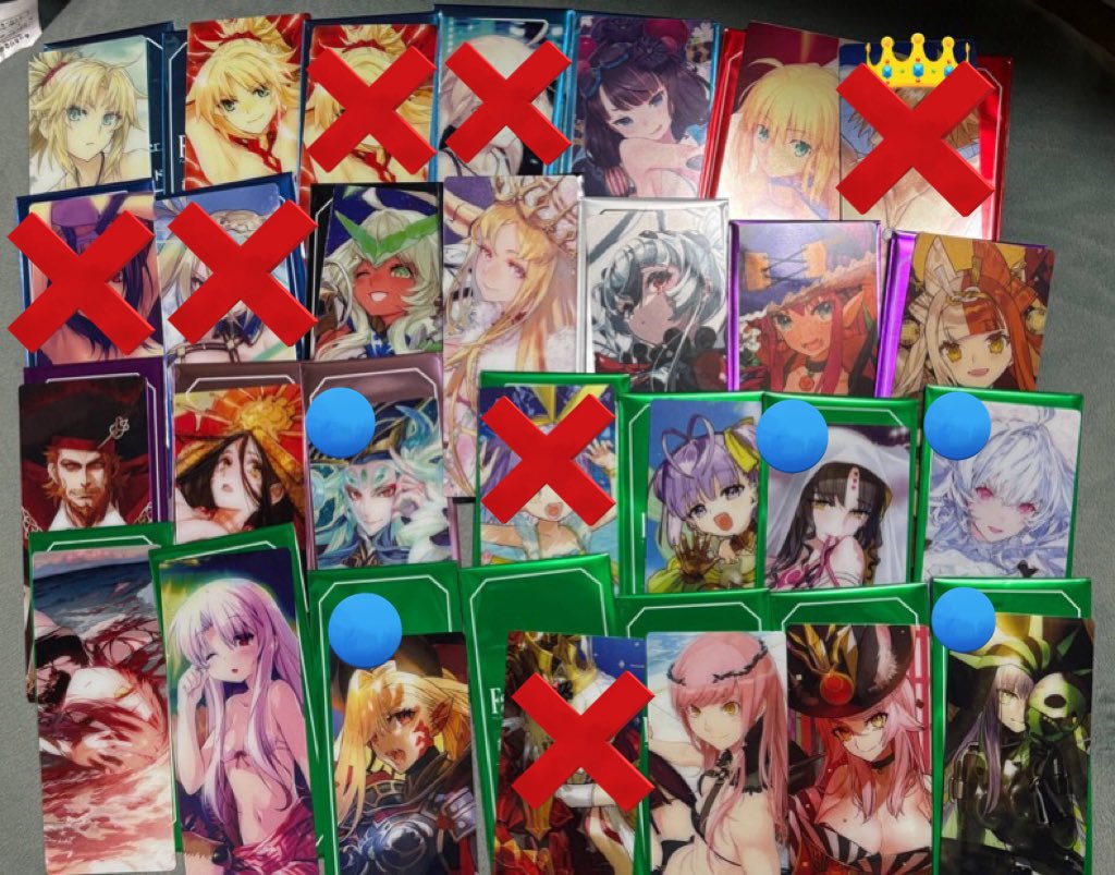 rosso59te_g's tweet photo. 【交換・譲渡】FGO 最終再臨展 編成画面風カード

譲)道満、言峰、レディアヴァロンその他

求)水着エレシュキガル、カルナ(剣)、マリー(騎、術)、ニトクリス(術、霊衣、殺)、ジャック、アステリオス、セタンタ(FGO)、ベディヴィエール(2種)、輝星のハサン、マシュ(水着)、定価+送料 https://t.co/LLAYZ4vojz