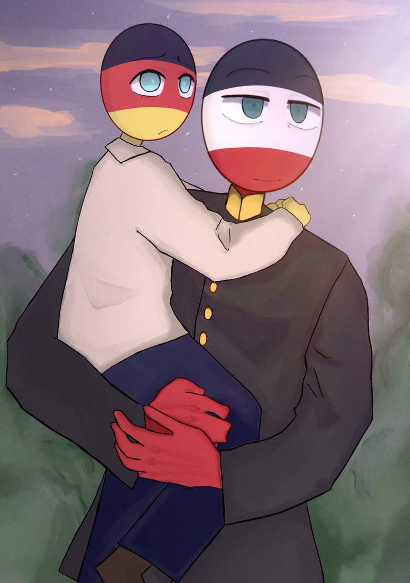 Redraw of papa GE and Weimar ergrhj
 Small drawing before working on a collab😖
#countryhumans
#countryhumansgermanempire
#countryhumansweimar