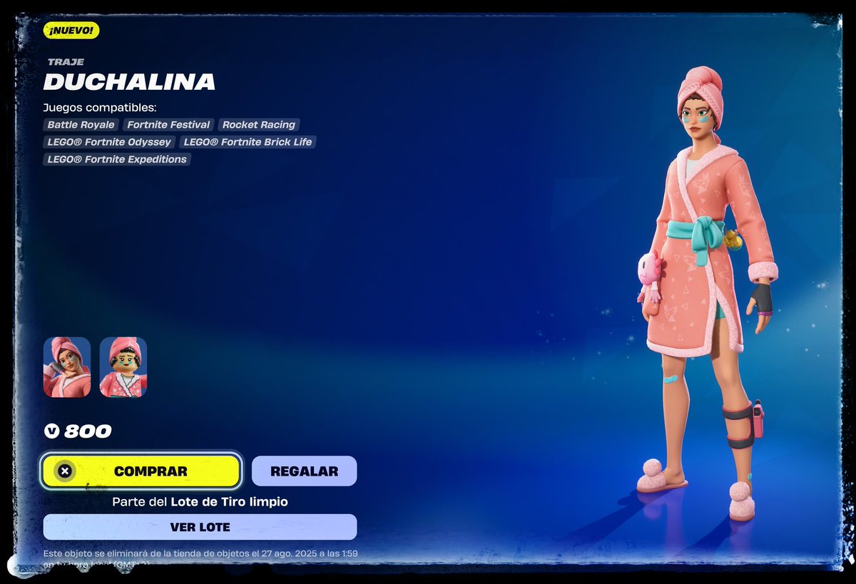 🔹 Lote de Tiro limpio ya disponible en Tienda 

🔹 Puedes comprarlo aquí:
fortnite.com/item-shop/bund…

🔹 Código: OLDKODAMA si te apetece ☕ 

#Fortnite #EpicPartner