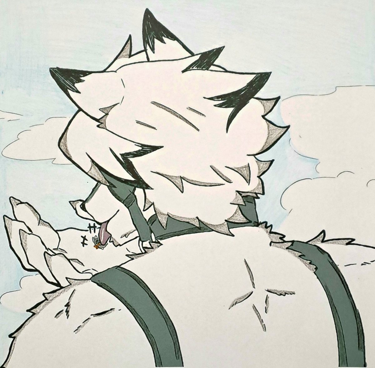 Sven Peikert (@sventigerwolf) on Twitter photo Hello <a href="/Ryuulabo/">Ryuulabo(Soonico)</a> I have colored The Macro white wolf🐺Lycaon as a reward for his little companion🤖he makes a licking😛on him Hello <a href="/Ryuulabo/">Ryuulabo(Soonico)</a> I have colored The Macro white wolf🐺Lycaon as a reward for his little companion🤖he makes a licking😛on him