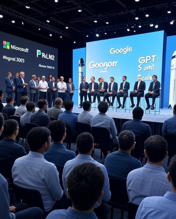 YourXInbox's tweet photo. Tech in August 2025 is on fire! 🔥 #Microsoft &amp; #Google unleash #GPT-5 &amp; #PaLM2 #AI for smarter work tools. Google #Pixel10 debuts, #SpaceX breaks launch records. #GenerativeAI, 5G, AR/VR, quantum computing &amp; wearable health tech lead the innovation wave. https://t.co/gnRSinXaNq