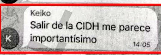 ministroll cumpliría el afán de la vaga de keiko