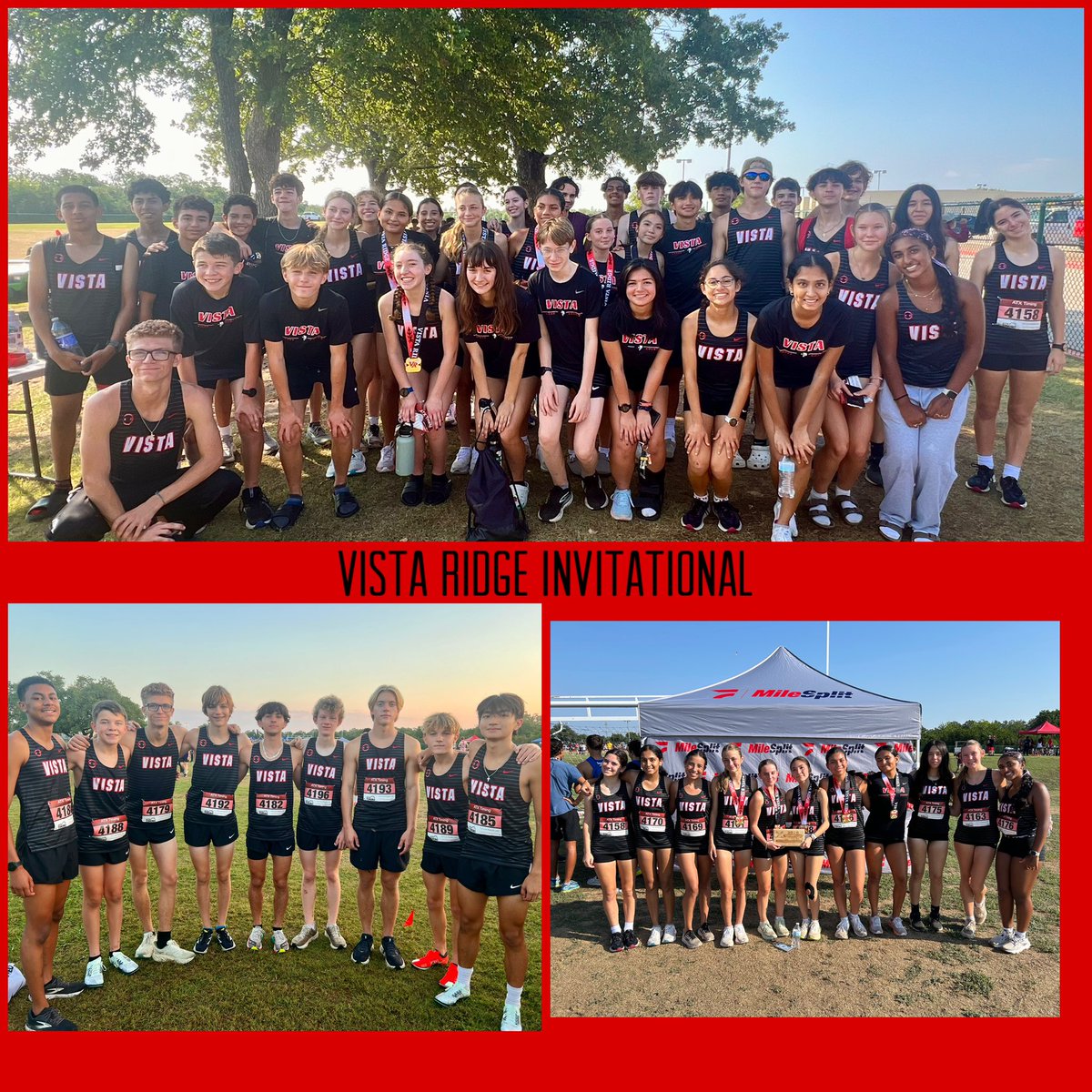 Vista Ridge Cross Country (@vistacross) on Twitter photo Vista XC had an outstanding showing at our home meet! This event wouldn’t have been possible without the incredible support of our parents and staff. Thank you for helping make 2025 such a memorable success! <a href="/VistaRidgeHS/">Vista Ridge H.S.</a> <a href="/TXMileSplit/">Texas MileSplit</a> Vista XC had an outstanding showing at our home meet! This event wouldn’t have been possible without the incredible support of our parents and staff. Thank you for helping make 2025 such a memorable success! <a href="/VistaRidgeHS/">Vista Ridge H.S.</a> <a href="/TXMileSplit/">Texas MileSplit</a>