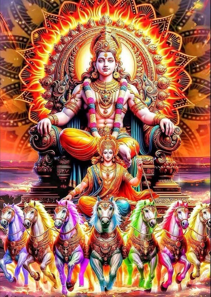 ॐ सूर्यदेवाय नमः।
कृपया मुझ पर अपनी कृपा दृष्टि बनाए रखें।
हे आदित्य, मुझे ऊर्जा, स्वास्थ्य और सफलता प्रदान करें।