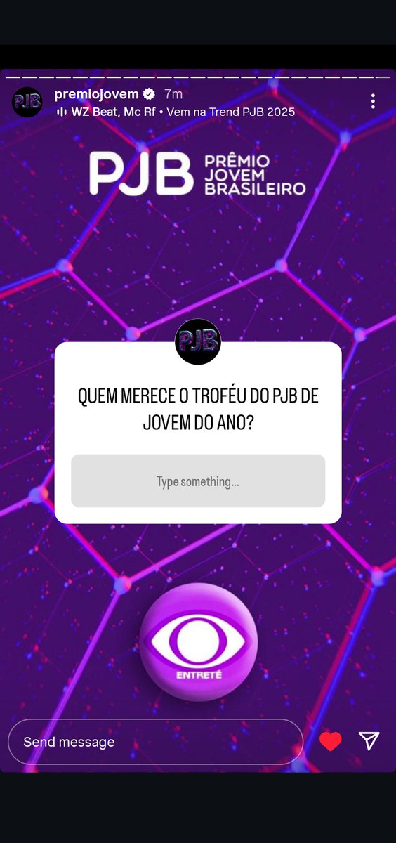 Acesse o link e comente Priscila Buiar na caixinha de perguntas, quantas vezes quiser!

instagram.com/stories/premio…
