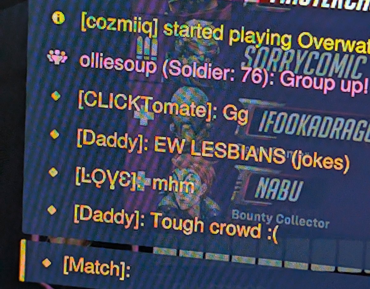 pachimoira's tweet photo. "tough crowd" and ur joke is just being homophobic to strangers ? https://t.co/ycgtTi0FpD