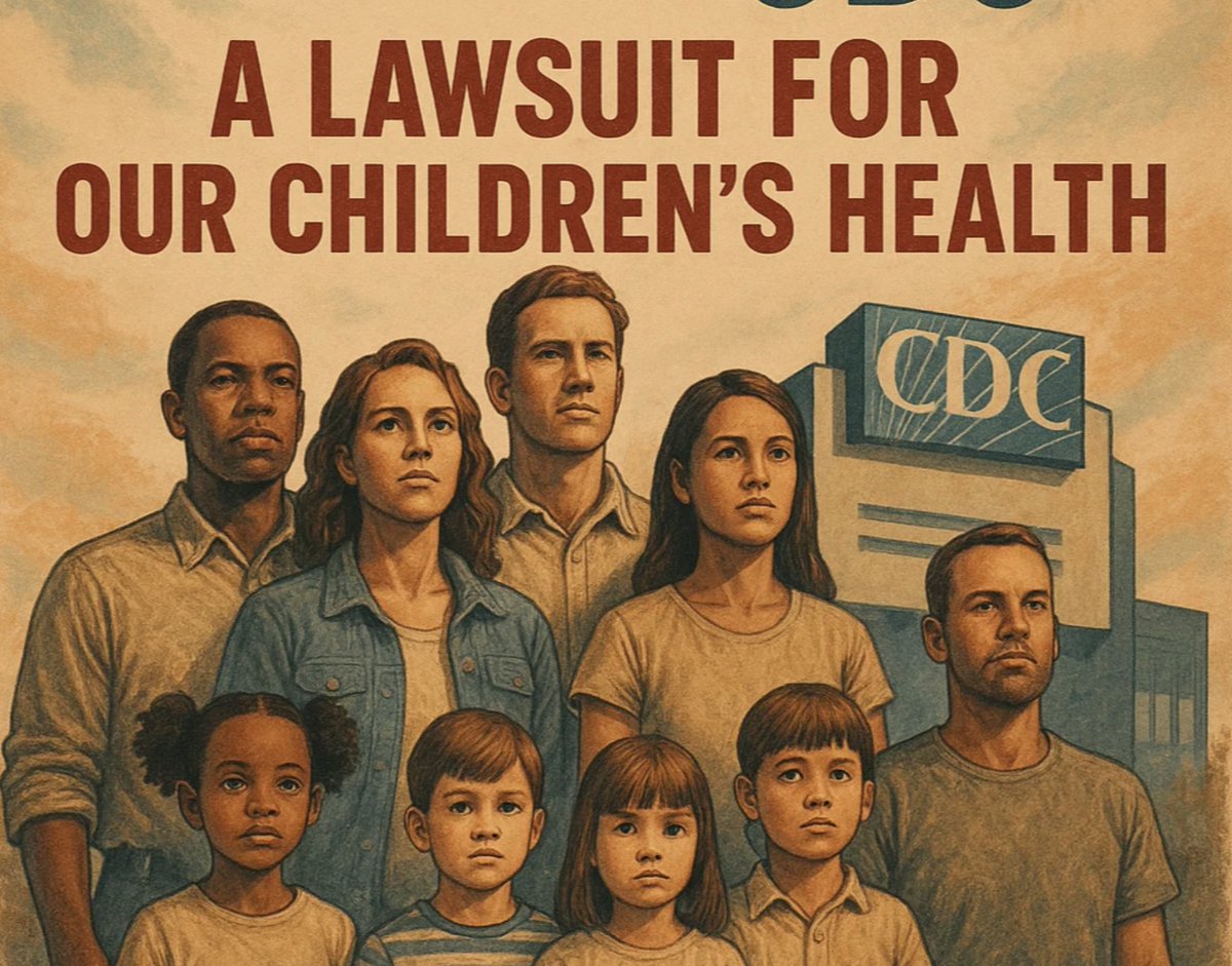 Sayer Ji (@sayerjigmi) on Twitter photo 🚨 BREAKING: Historic lawsuit filed against the CDC - backed by 1 MILLION American advocates
Stand for Health Freedom (follow 👉<a href="/standforhealth1/">Stand for Health Freedom</a>), representing 1 million citizens nationwide🇺🇸, just took the CDC to federal court.
We're demanding they prove the safety of the 🚨 BREAKING: Historic lawsuit filed against the CDC - backed by 1 MILLION American advocates
Stand for Health Freedom (follow 👉<a href="/standforhealth1/">Stand for Health Freedom</a>), representing 1 million citizens nationwide🇺🇸, just took the CDC to federal court.
We're demanding they prove the safety of the