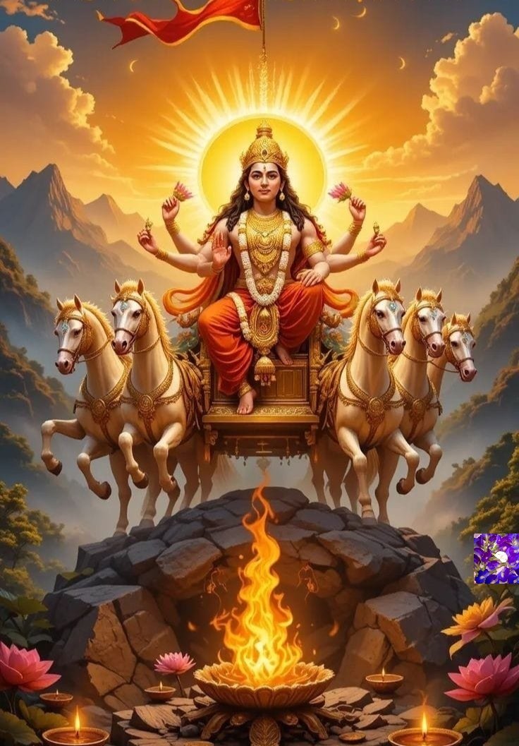 प्रातः कालीन ब्रम्हांड के एकमात्र दृश्यमान देवता भगवान सूर्य देव जी के अद्भुत‚ अलौकिक दिव्य दर्शन।

जय श्री सूर्य नारायण 🙏