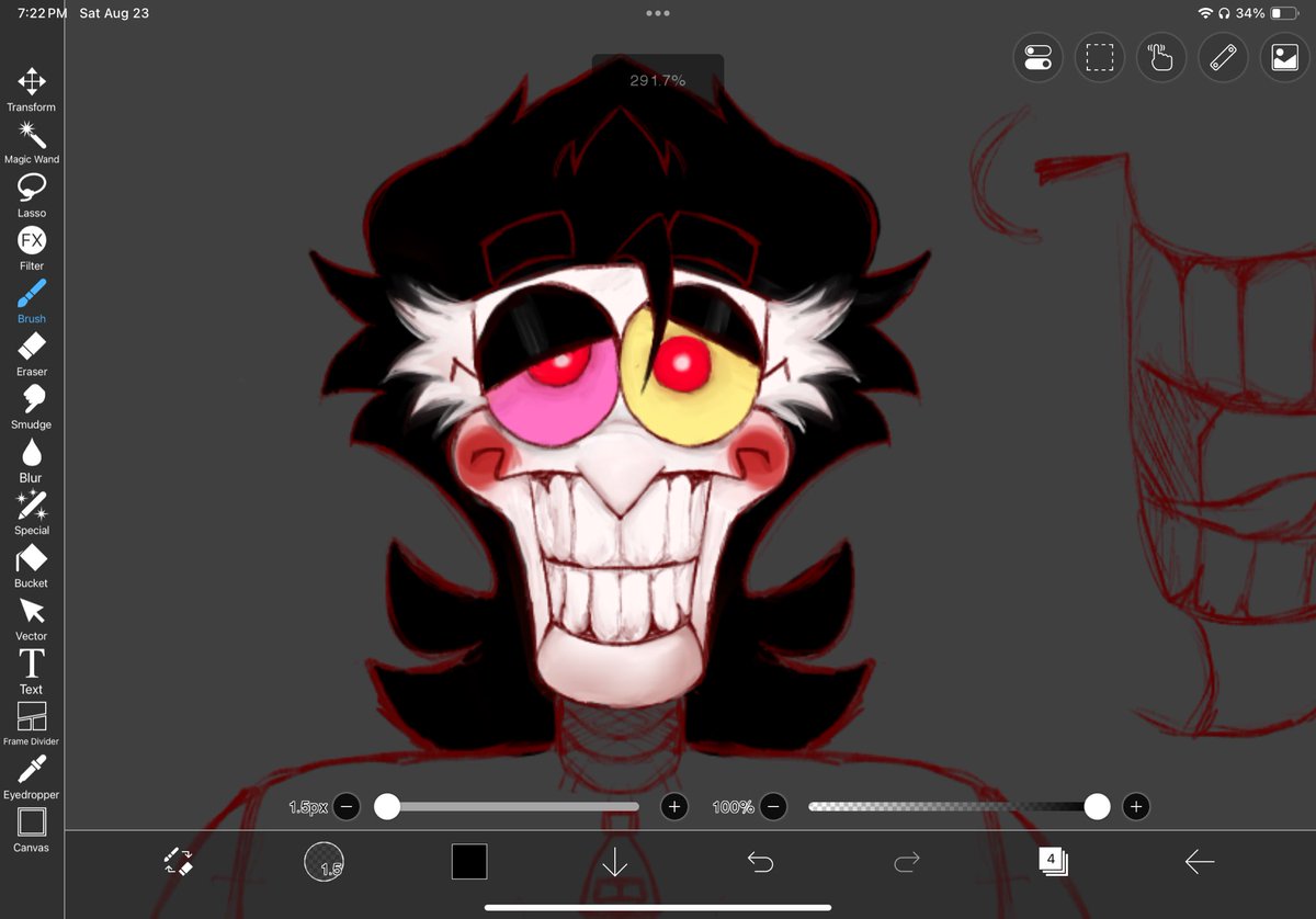 I like. the. spamverse a little. i draw this guy a. lot.