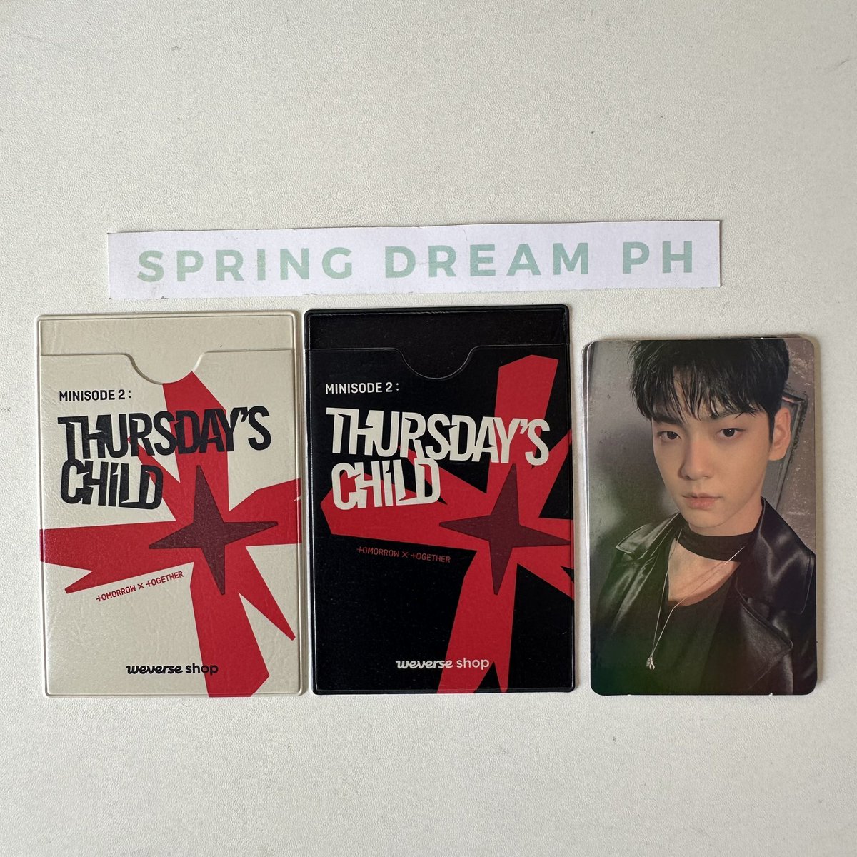 SpringDreamPH's tweet image. Ph wts lfb onhand

TXT Thursday’s Child Weverse POB Soobin with 1 random card case

50 php + sf

See more items here: carousell.ph/u/springdreamph