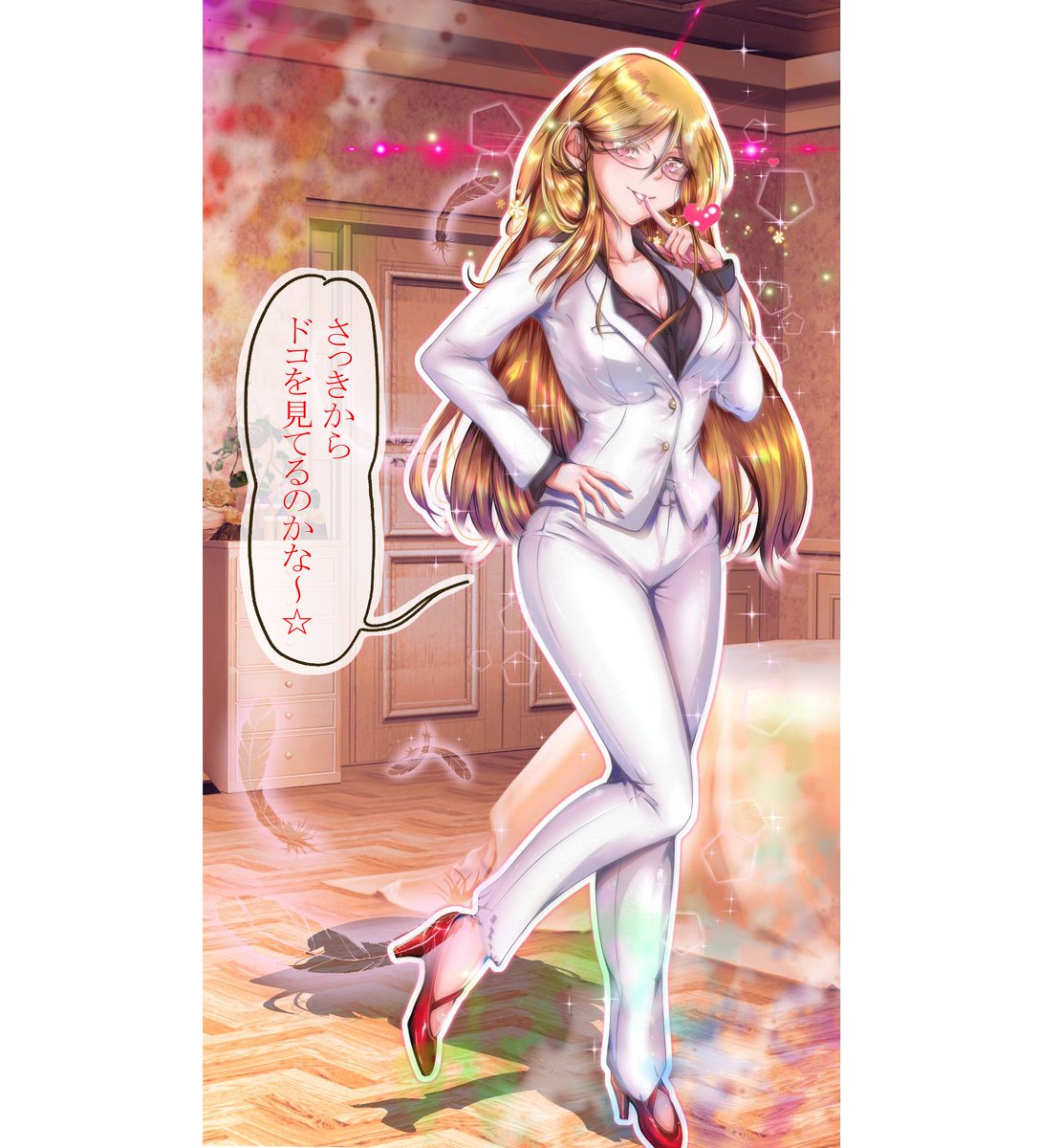 femalecode_ip's tweet image. 日頃から仲良くしている村正先生 @Magiamuramasa から…
な、なんとマリエル部長のイラストをいただいちゃいました〜☆
👉白パンツコーデがたまらん！(落ち着け。)

その美麗さで、快感ドーパミンが大量分泌中！(笑)
ありがとうございました〜💕