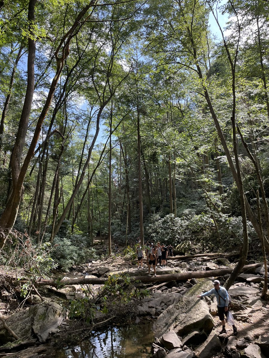 Team preseason trip to Ohiopyle