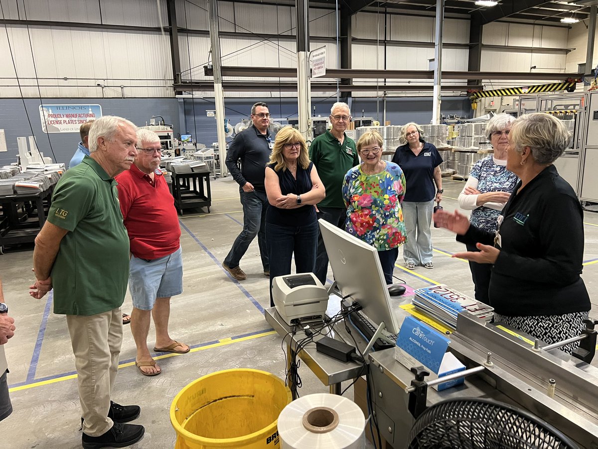 AMBirds_Decatur's tweet image. Several Kiwanis Clubs visited MRI last week…