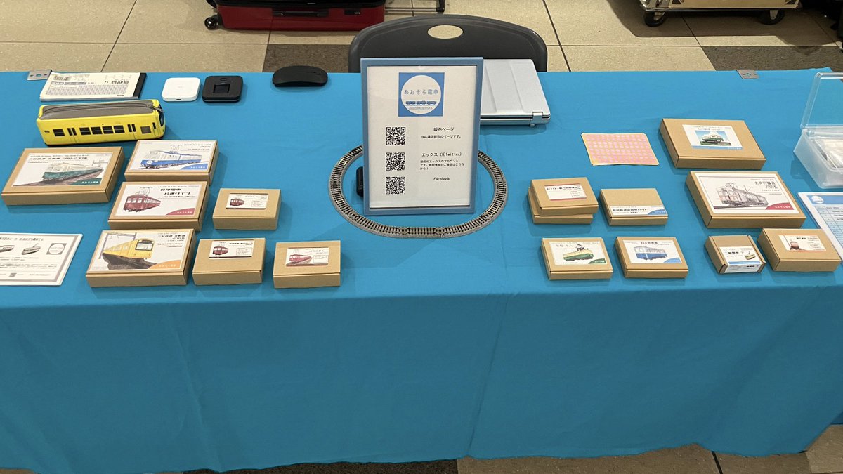 Aozoradensya's tweet image. #いずみさの鉄道フェスタ inりんくうタウン
2日目開幕しました！よろしくお願いいたします🙇