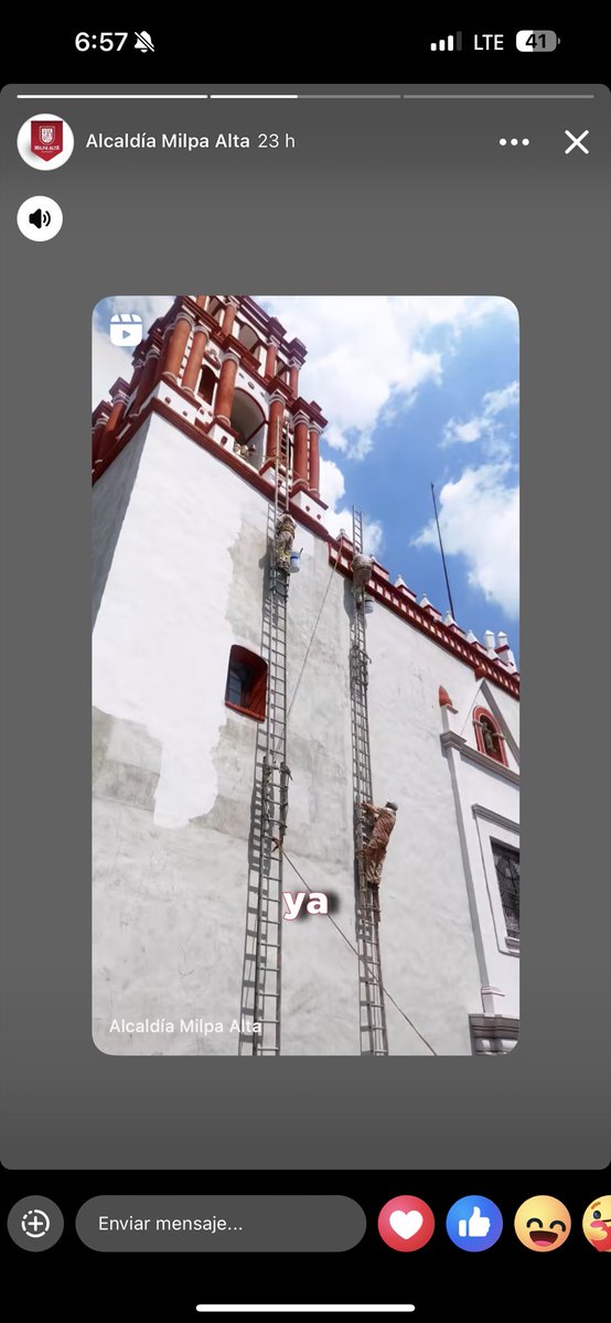 chrisrcm's tweet photo. @CNPC_MX @GobMilpaAlta @AlcMilpaAlta @GobCDMX  Les parece correcto y 100% seguro este método de unir escaleras para llegar al cielo con Jesus? 1000% inseguro como permiten esto? @CarlosLoret @AztecaNoticias #OctavioRivero donde está la gente de protección civil vigilando ? https://t.co/Weq3cTilOu