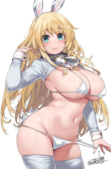 バニー愛宕 白ウサギver.

白も好き☺️ 